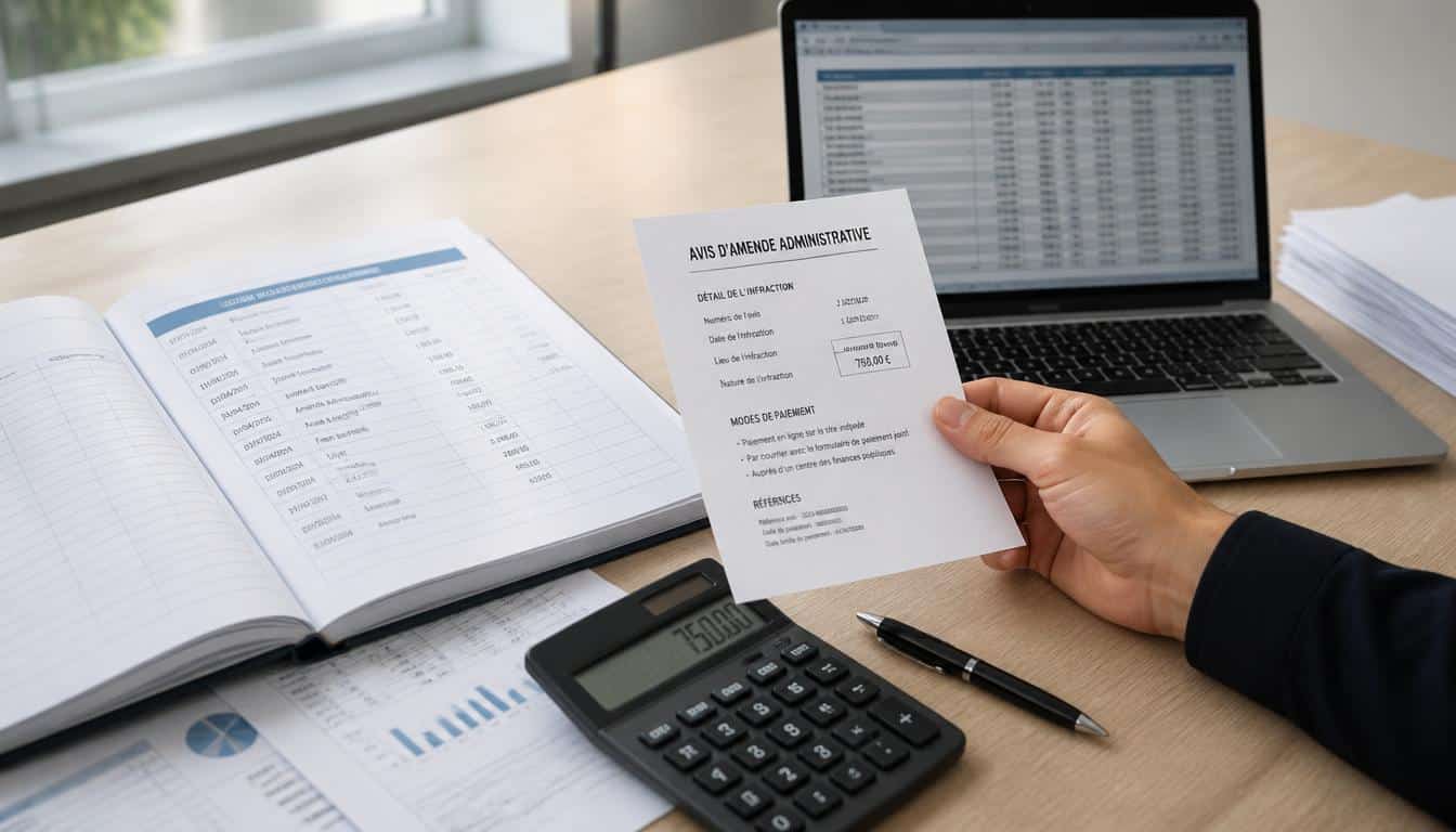 Comptabiliser une amende en entreprise sans erreur